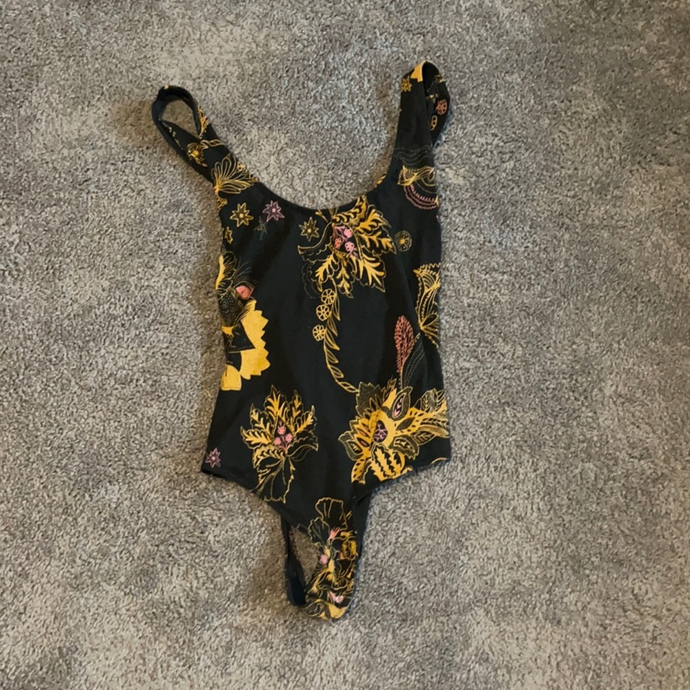 Free people thong backless bodysuit